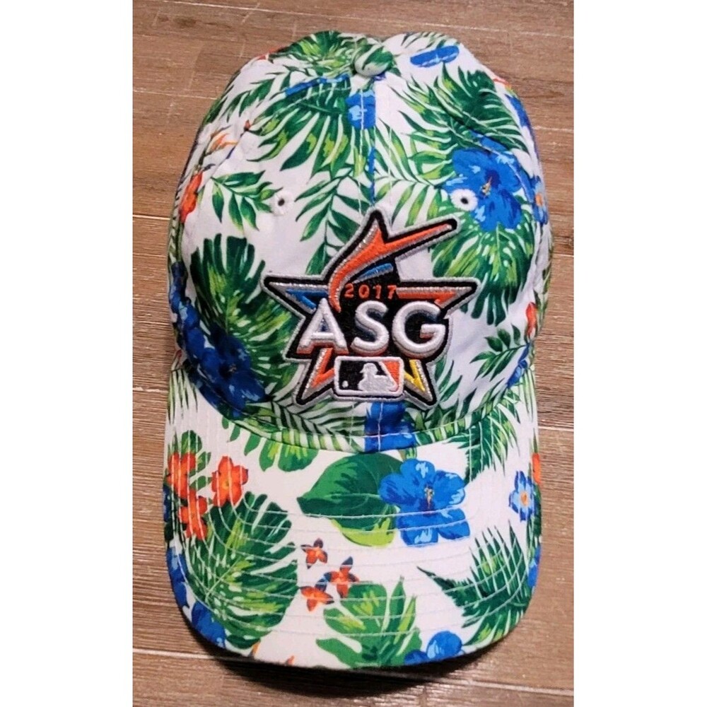 Miami Marlins New Era 2017 All Star Game ASG Women's Hat Cap Hawaiian Flowers